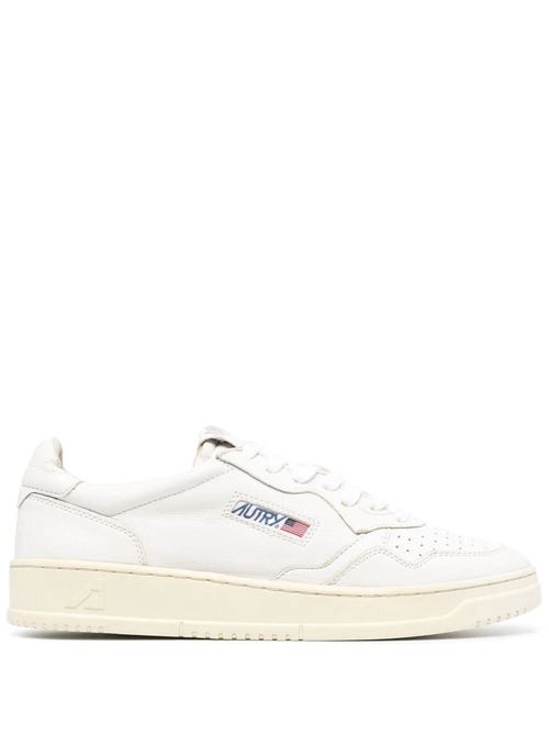 SNEAKERS MEDALIST LOW IN PELLE BIANCA Autry | AULMGG04GOAT/GOAT WHITE